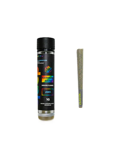 Photograph of product: Dank | Preroll | Rainbow Belts | Single | 1g