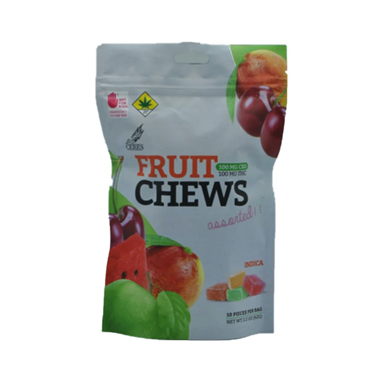 Photograph of product: 10pk Oui'd Assorted 1:1 Fruit Chews c