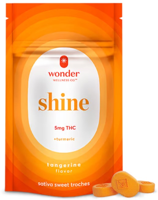 Photograph of product: 20ct/5mg Shine Sweet Troches (Tangerine)