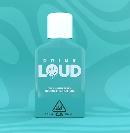Photograph of product: DRINK LOUD KUSH BERRY SHOT 100MG