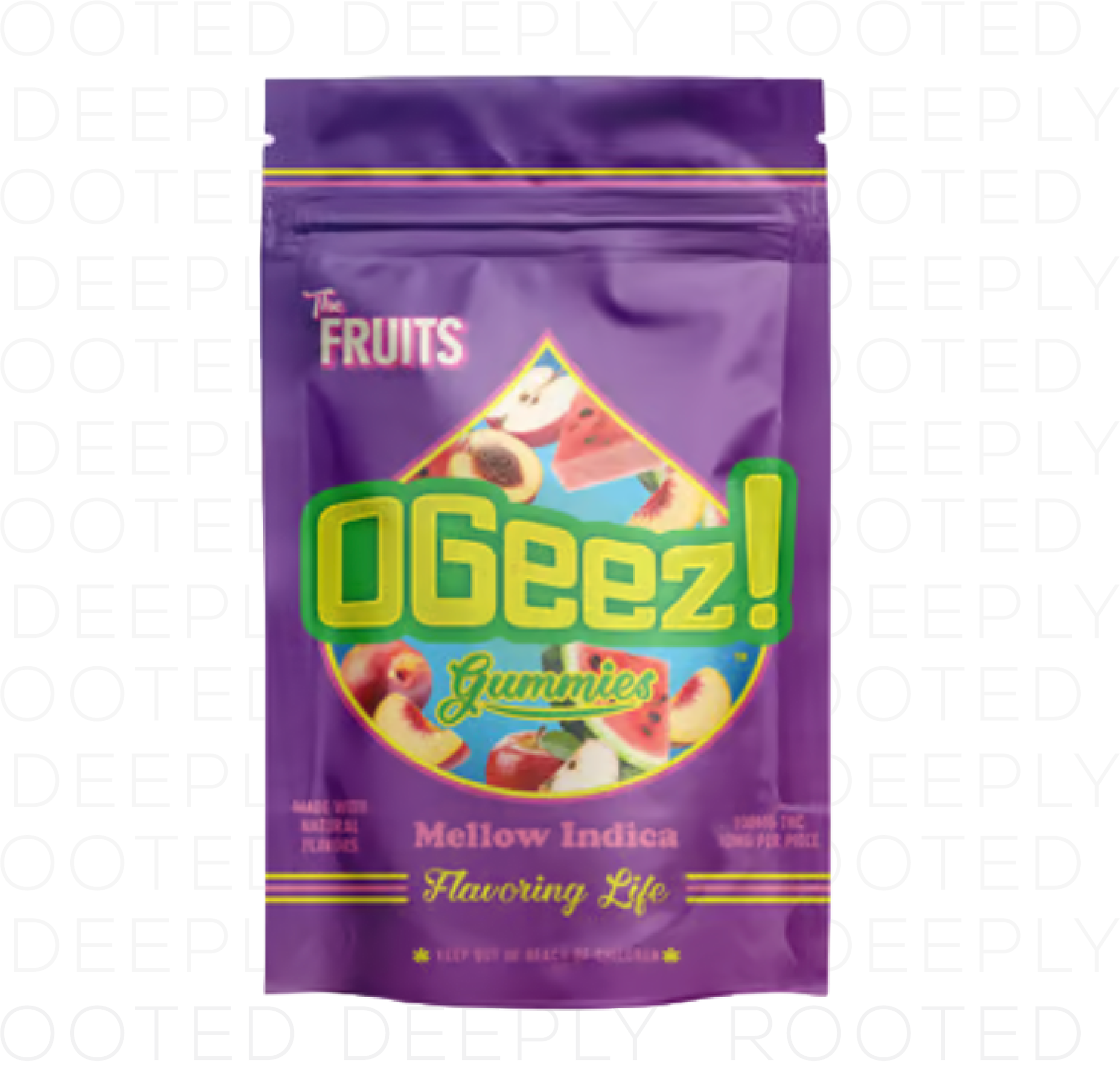 Photograph of product: Ogeez | 100mg Gummy | Sugar Free Tropical Oui'd