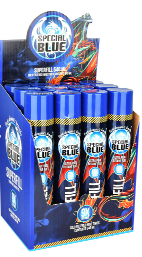 Photograph of product: Special Blue Superfill Butane 9x -540ML