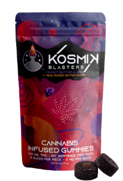 Photograph of product: Gummy | Peanut Butter & Jelly | 5mg 20pk