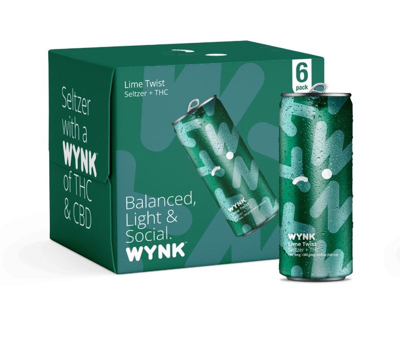 Photograph of product: Wynk Lime Seltzer 5mg