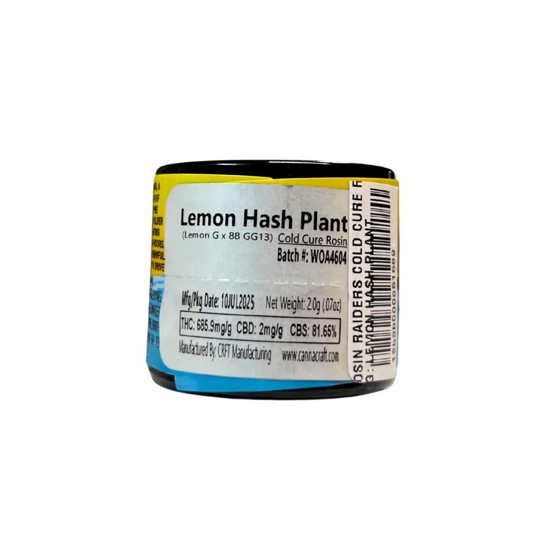 Photograph of product: LEMON au chocolat PLANT COLD CURE ROSIN