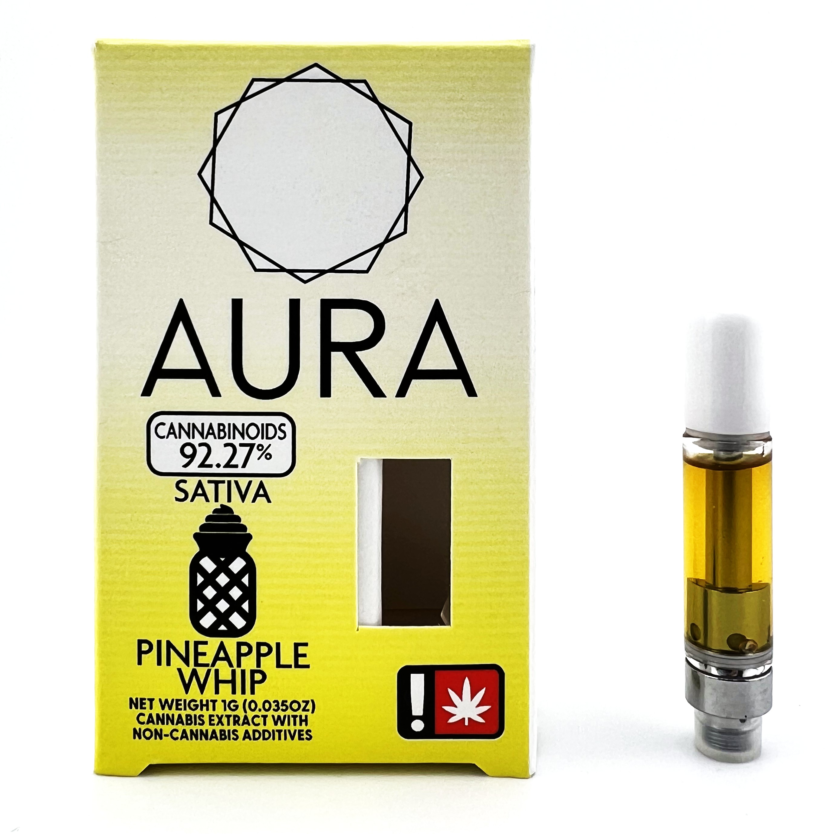 Photograph of product: Aura 1g Cart | Pineapple Whip
