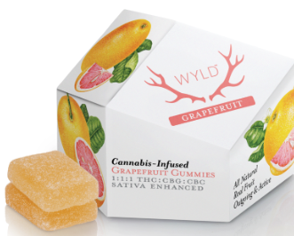 Photograph of product: Grapefruit CBC/TH-oui/CBG Oui'd Enhanced Gummies | 100mg:100mg:100mg | 10pk