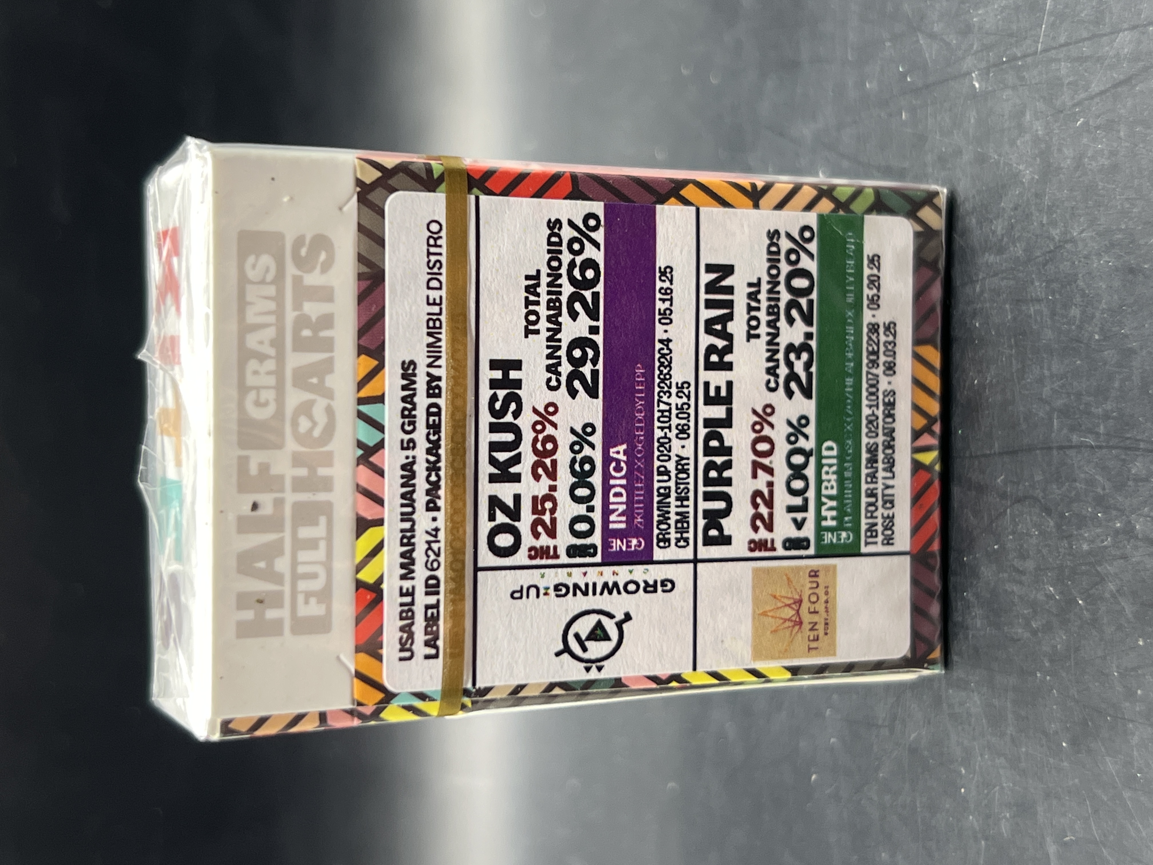 Photograph of product: KITES OZ Kush/Purple Rain 10pk