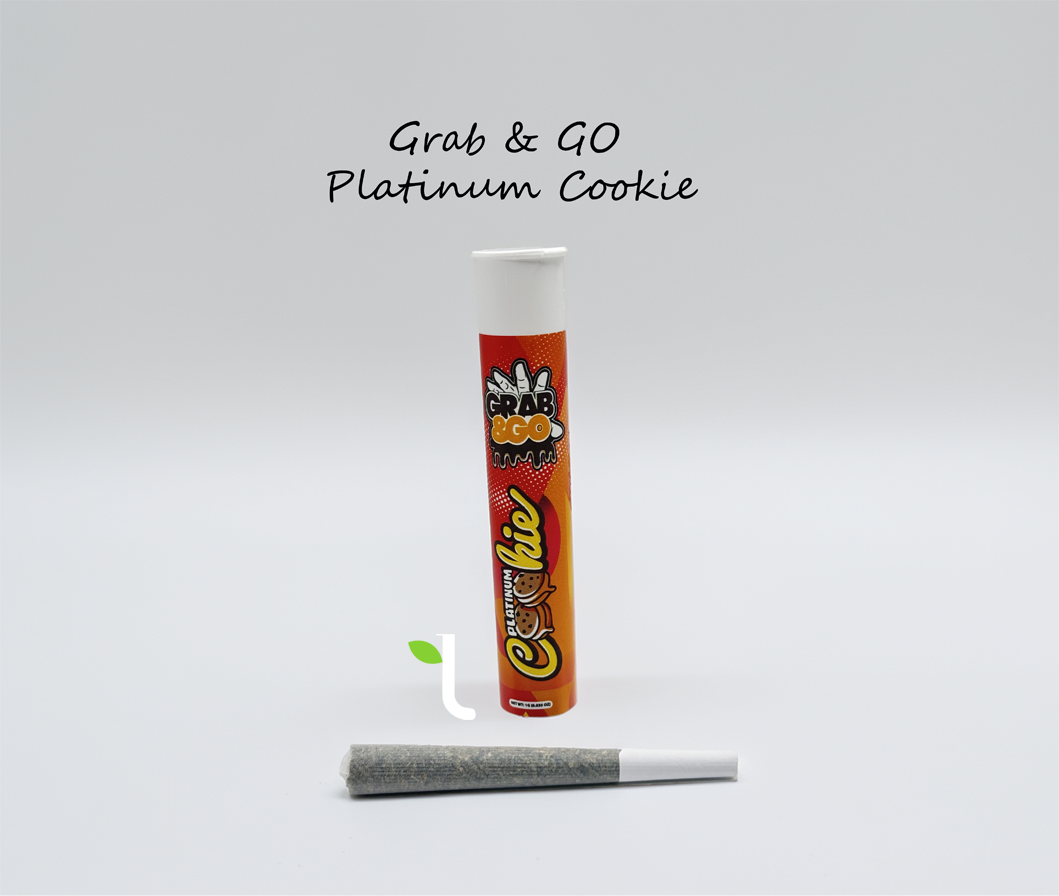 Photograph of product: Grab & Go | Platinum Cookie | 1g Preroll