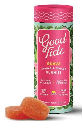 Photograph of product: [Good Tide] Rosin Gummies - 100mg - Guava (H) - 