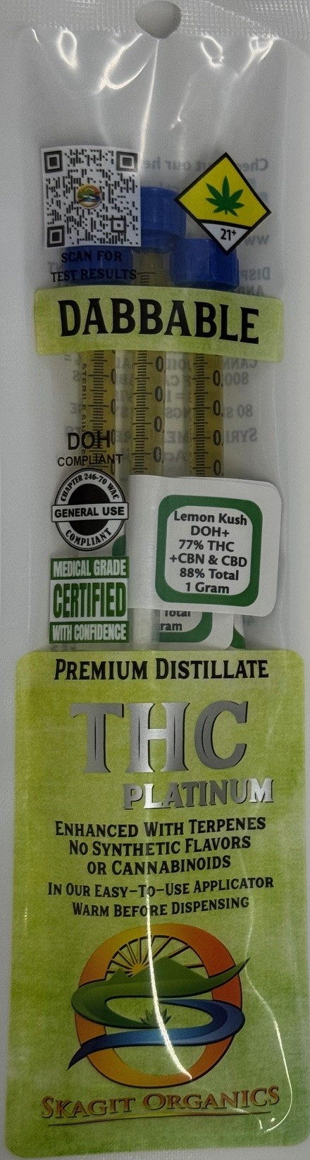 Photograph of product: Lemon Kush Platinum RSO 3pk