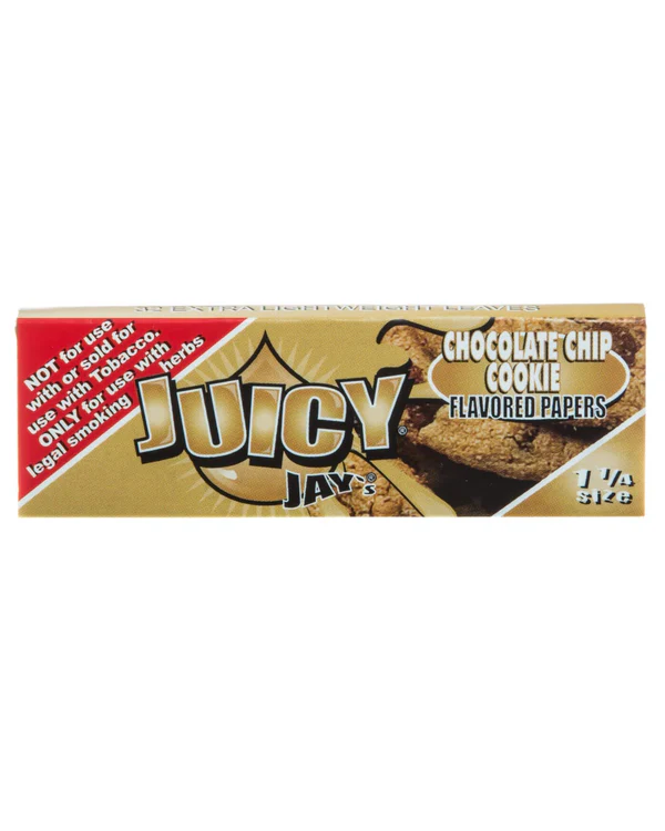 Photograph of product: Juicy Jay's | Flavored rolling Papers 1 1/4" | Chocolate Chip Cookie