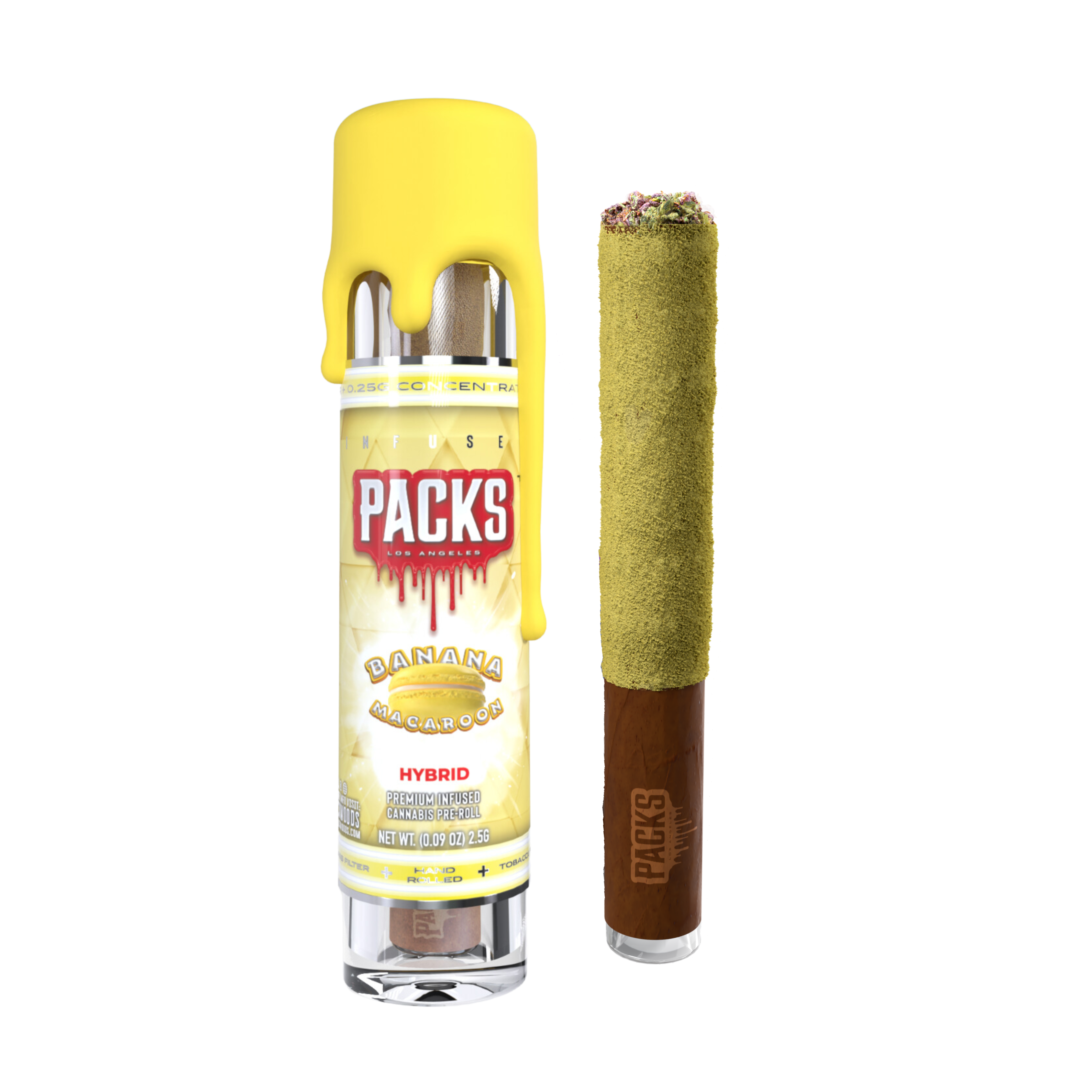 Photograph of product: BANANA MACAROON  Classic Blunt | 2.5g