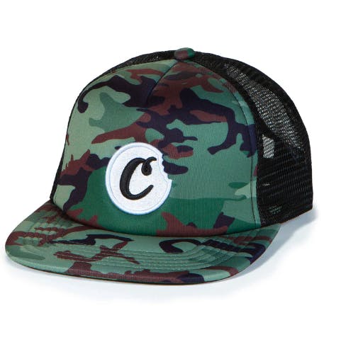 Photograph of product: C-Bite Trucker Hat - Camo/White - 