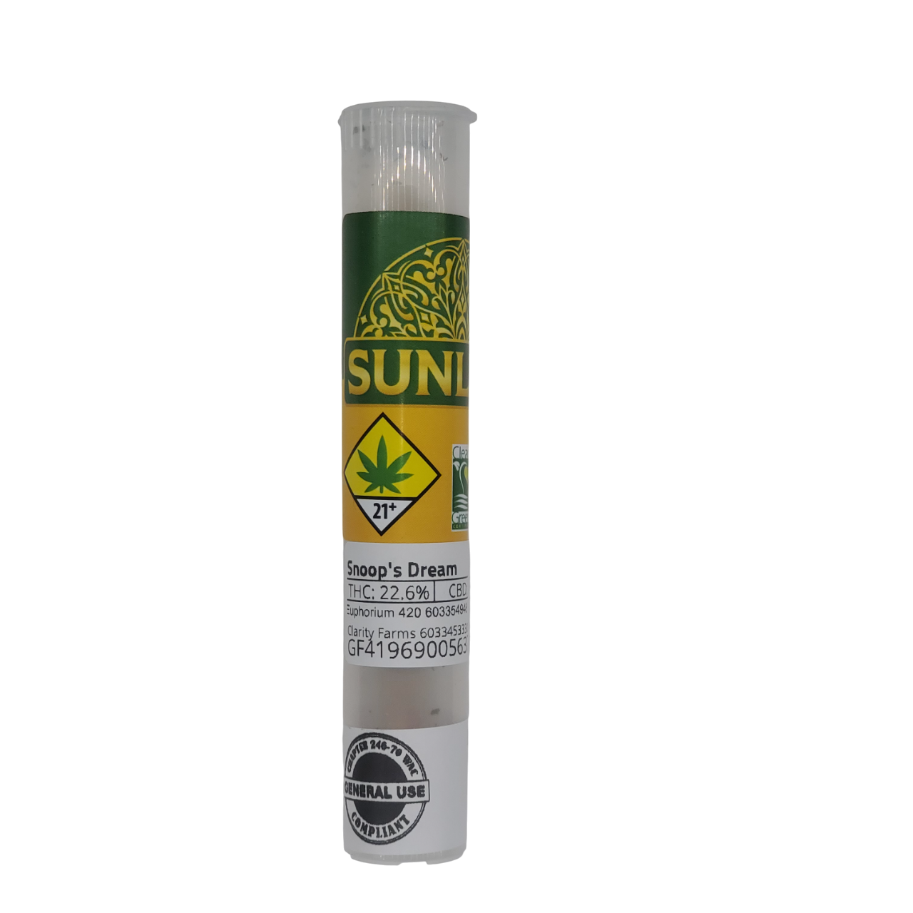 Photograph of product: Sunleaf PR Snoop's Dream 1g