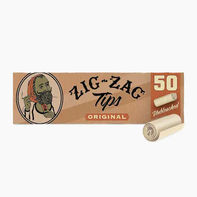 Photograph of product: Zig Zag Original Unbleached Tips