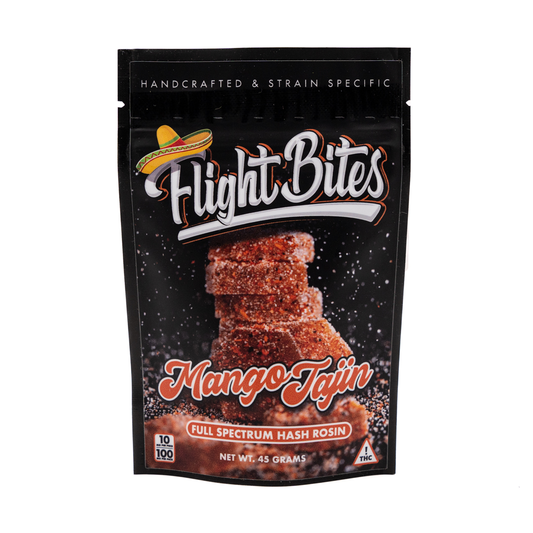 Photograph of product: Flight Bites | Mango Tajin Rosin Gummies 100mg