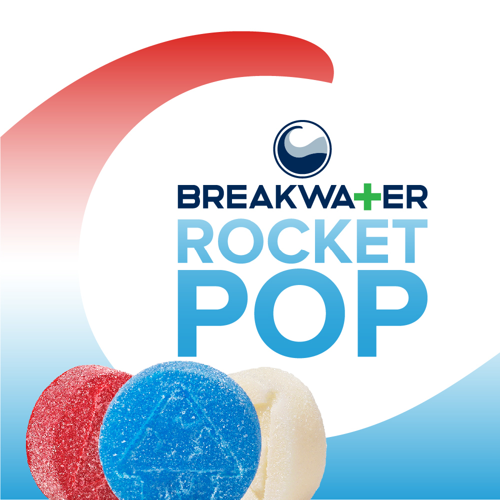 Photograph of product: Rocket Pop Gummies (10pk) (100mg)