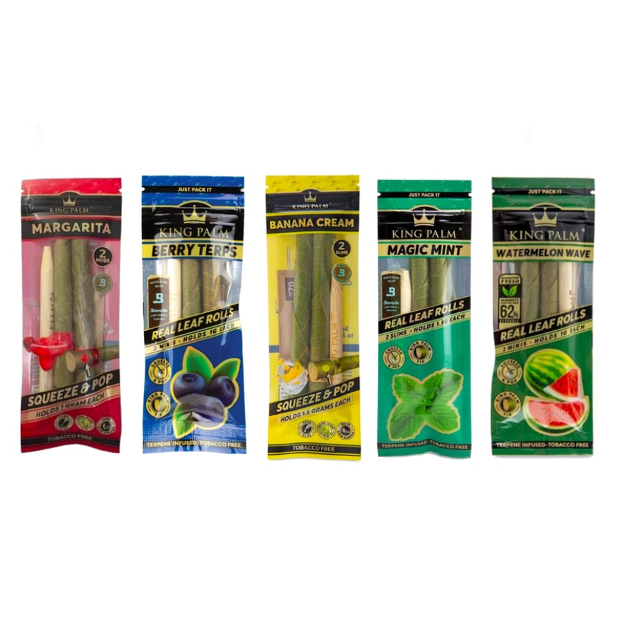 Photograph of product: King Palm Mini 2 Pack - Assorted Flavors