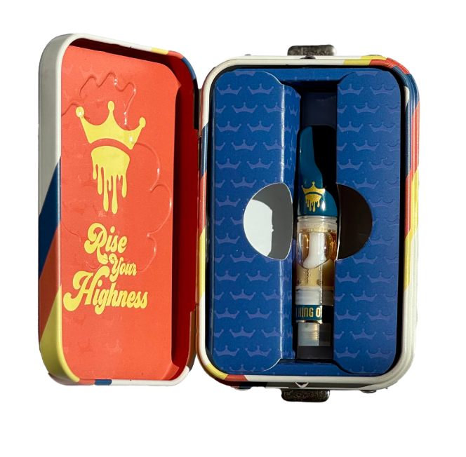 Photograph of product: Rosin King of NJ Strawberry Drip .5g Cart