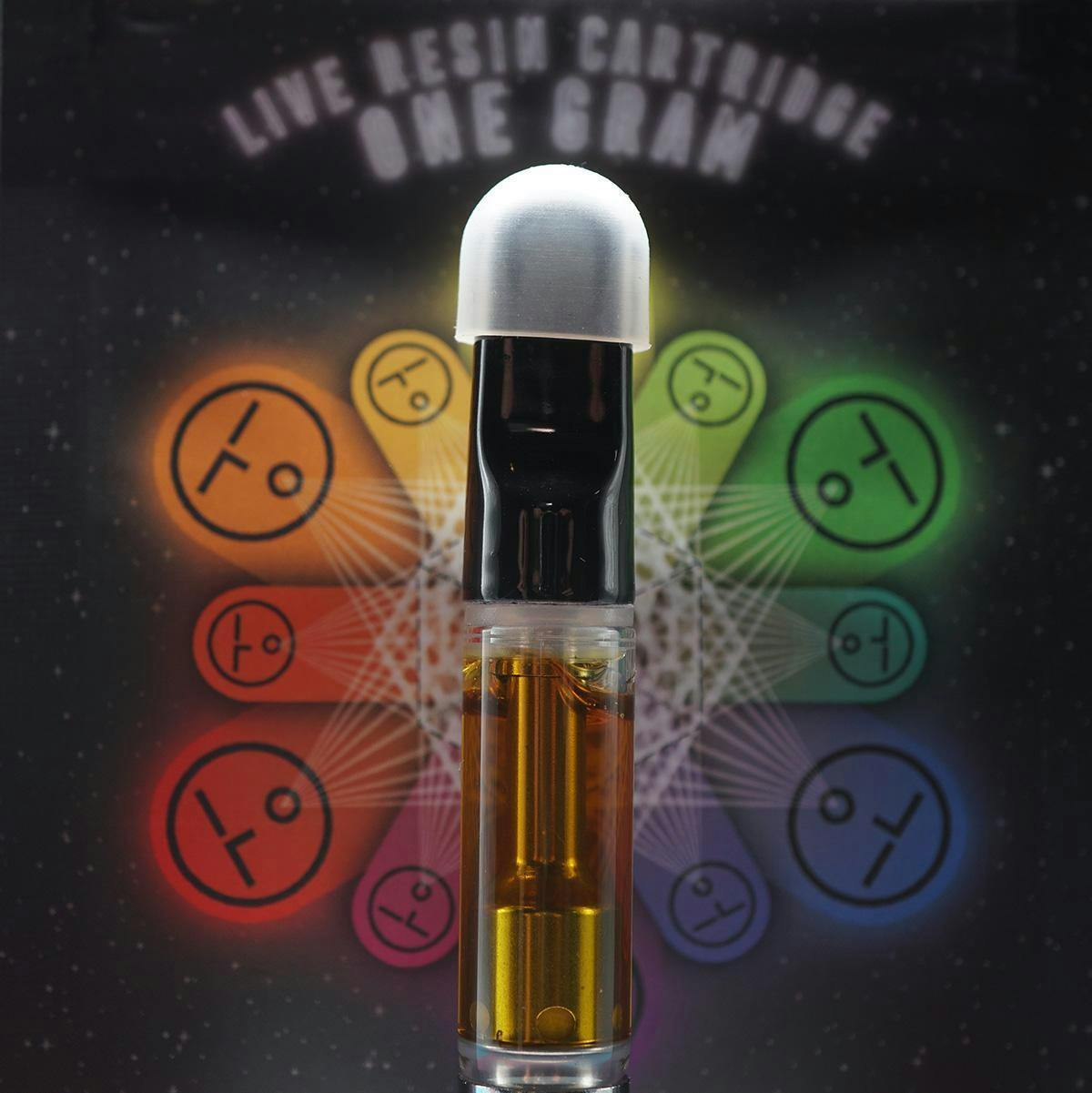 Photograph of product: Olio Nanaberry Medley Live Resin Cartridge 1g