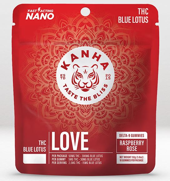 Photograph of product: Love Raspberry Rose Nano | 5mg Gummies 2:1:1