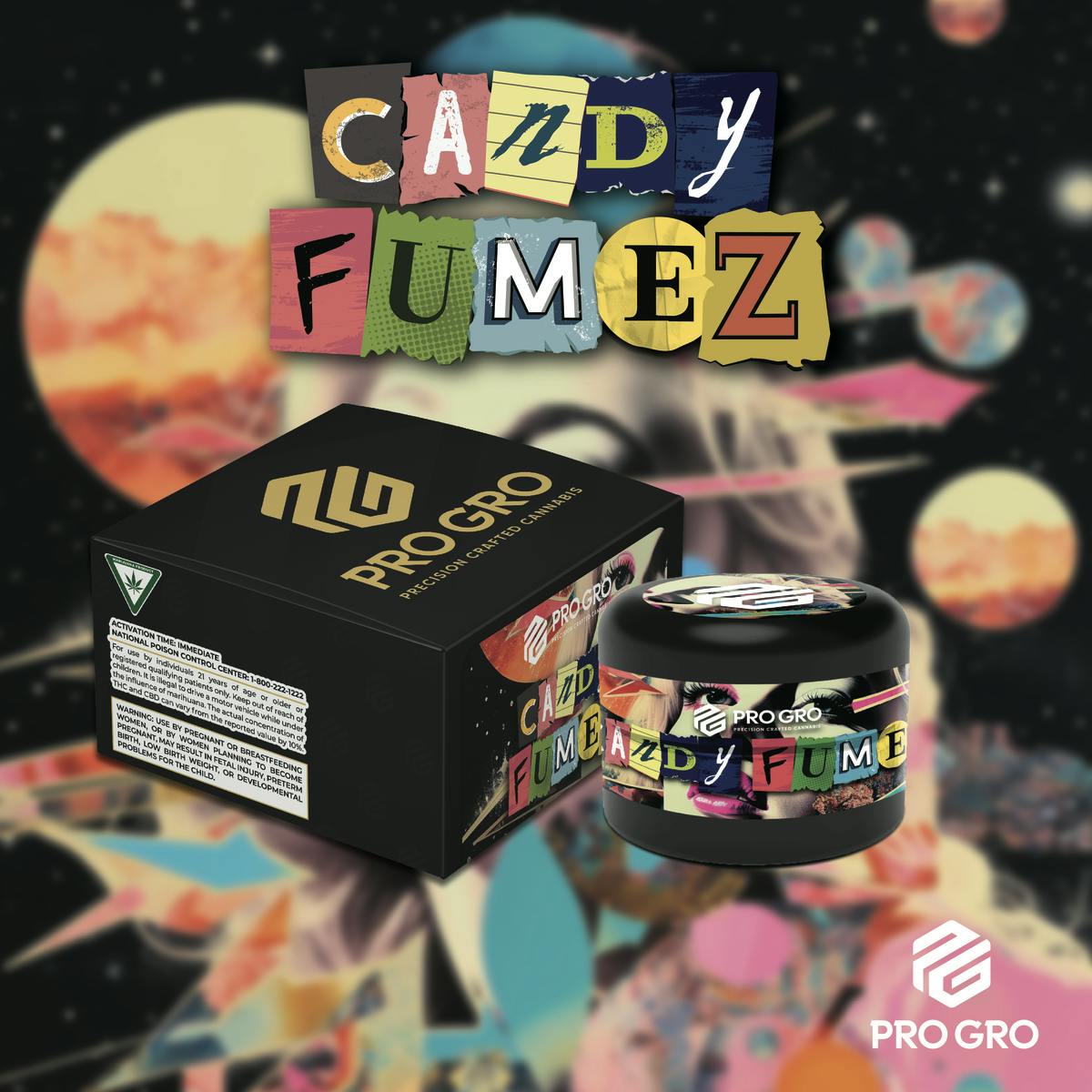 Photograph of product: Pro Gro - Candy Fumez Live Rosin 1g | 2/$80