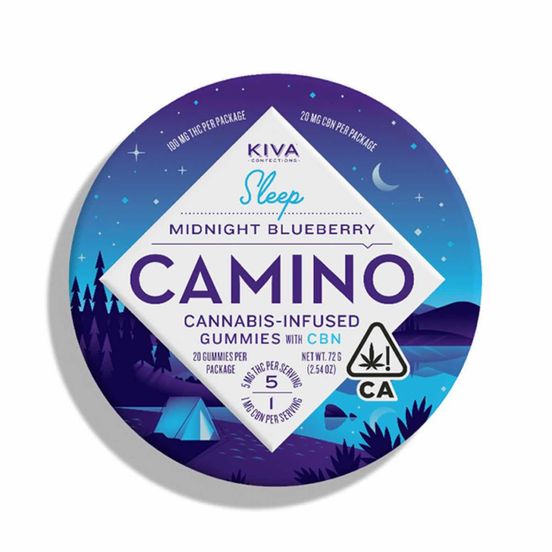 Photograph of product: [Camino] CBN Gummies - 5:1 - Midnight Blueberry (I) - 