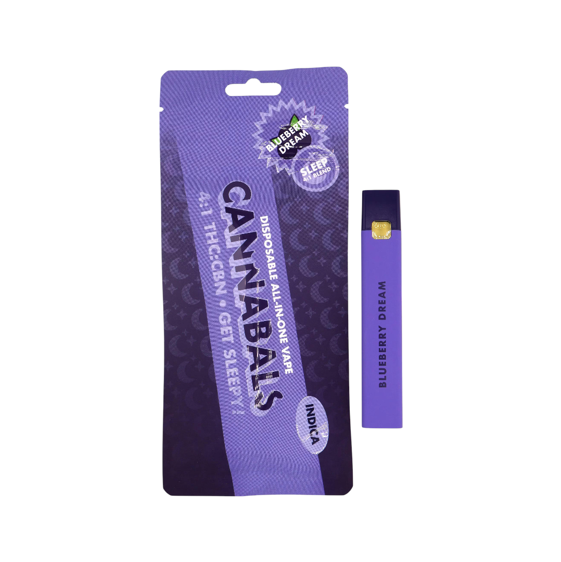 Photograph of product: Cannabals Blueberry Dream Sleep Vape
