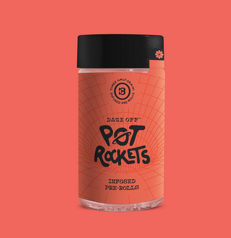 Photograph of product: Concierge (Florida Orange x GMO) FSHO Infused Pot Rockets 3pk ( I )