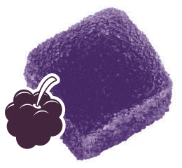 Photograph of product: Live Rosin Jellies | 2:1 Blackberry