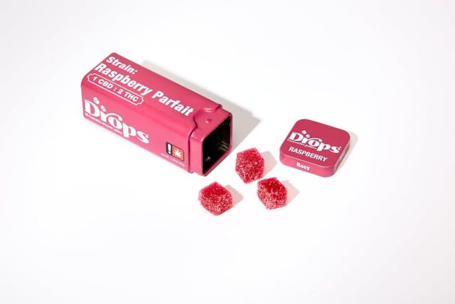 Photograph of product: Raspberry | 20 Piece | 100mg Gummy