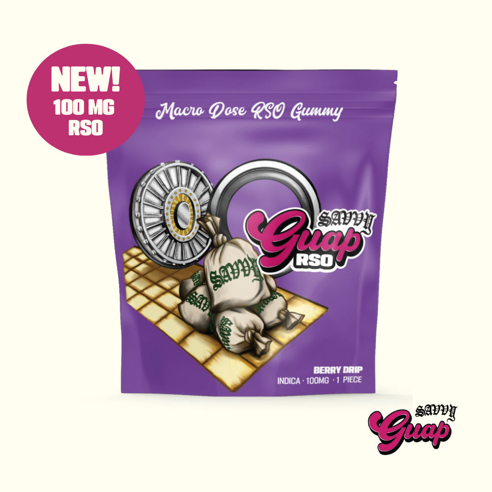 Photograph of product: Berry RSO Macro Dose | High Dose RSO Gummy [1pk x 100mg]