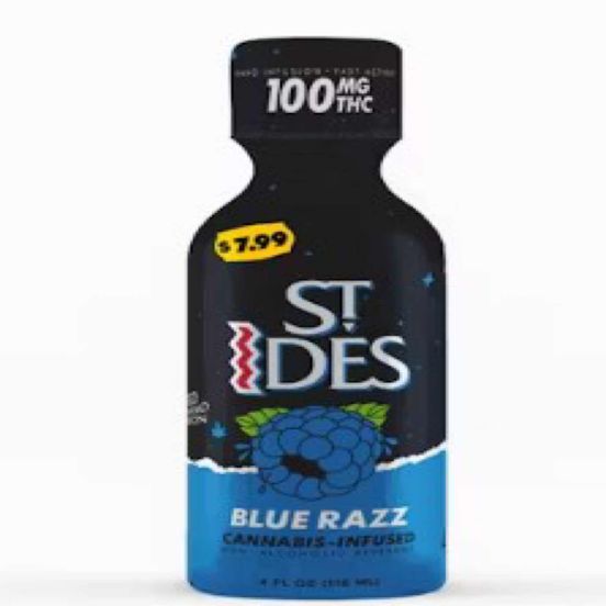 Photograph of product: [ST IDES] TH-oui Shot - 100mg - Blue Razz - 