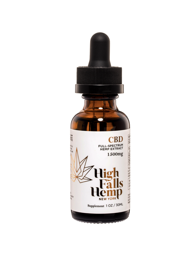 Photograph of product: Oral Liquids | High Falls Hemp | CBD Full Spectrum Hemp Tincture | 1500mg