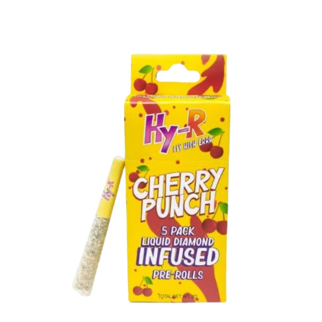 Photograph of product: Hy-R | Cherry Punch | Infused Preroll 5pk