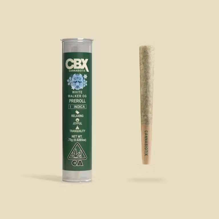 Photograph of product: White Walker OG [I] Pre-Roll | CBX