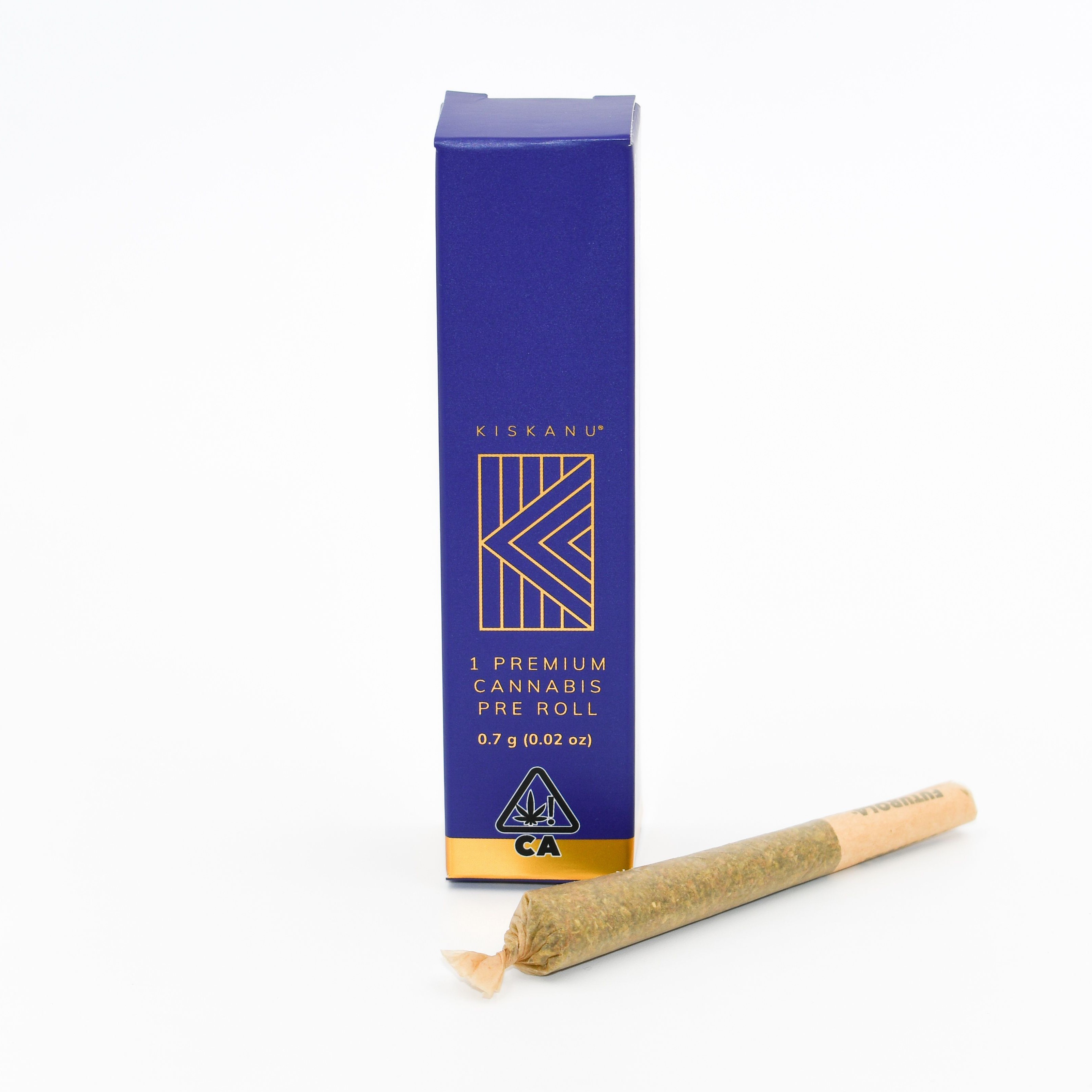 Photograph of product: Kiskanu - Blue Runtz 1g Preroll Oui'd