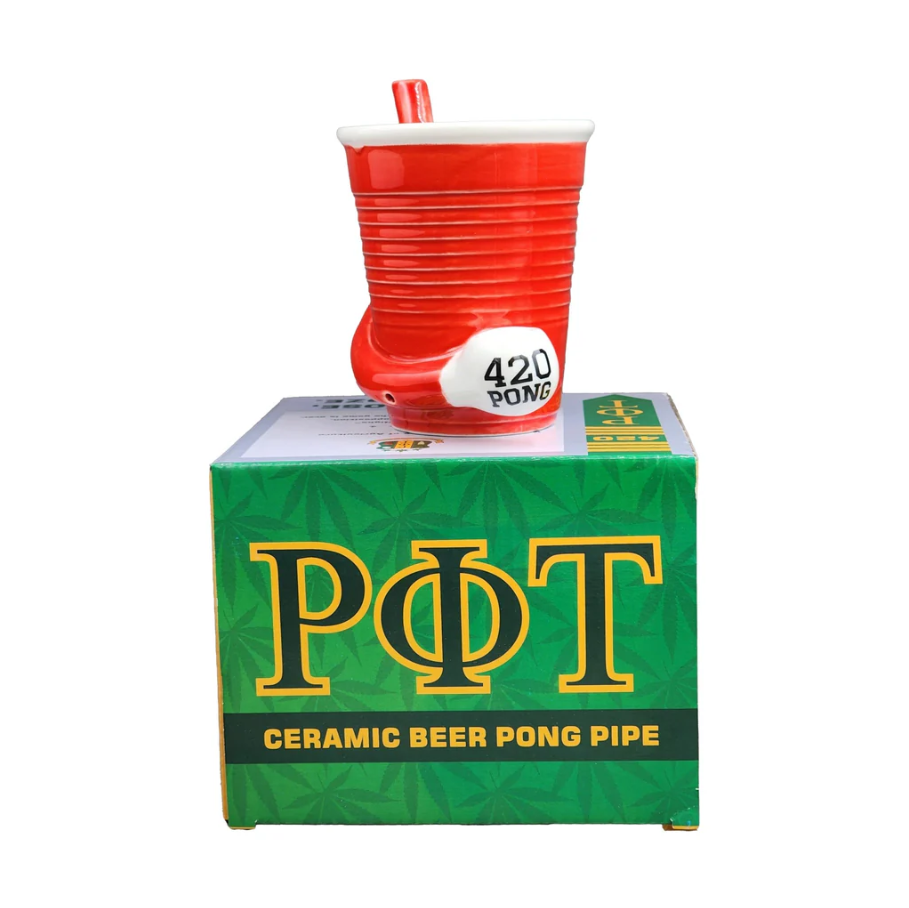Photograph of product: Beer Pong Pipe Cup