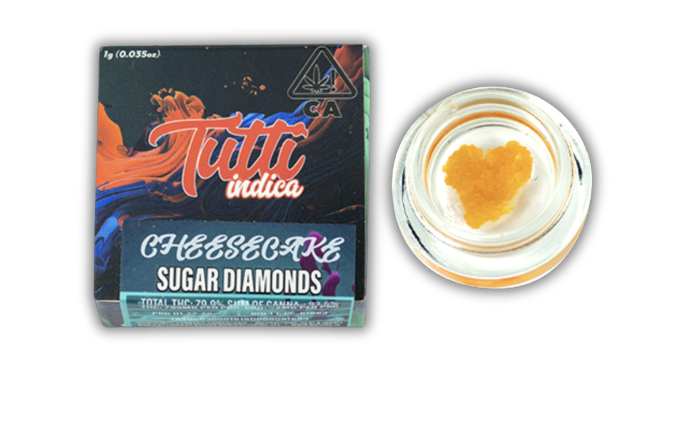 Photograph of Product: Sugar Diamonds | Cheesecake