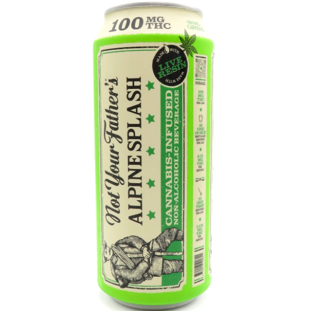 Photograph of product: Alpine Splash (1:1 Thc:Caffeine/ 100mg) Soda [H]