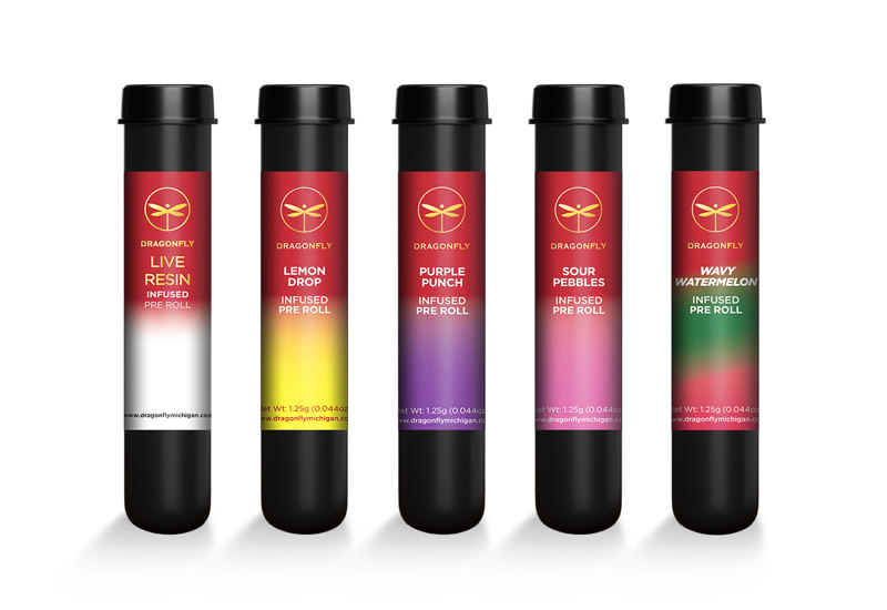 Photograph of product: Dragonfly - Sugar Cookies - 1.25g Infused Pre-Roll