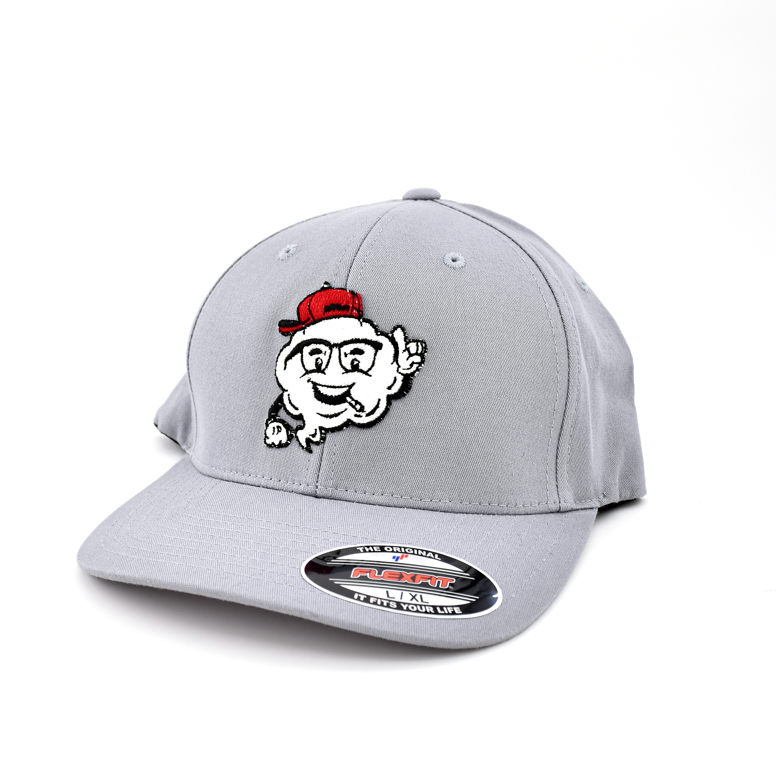 Photograph of product: Consume | Fitted Smokie Hat | Light Grey | S/M