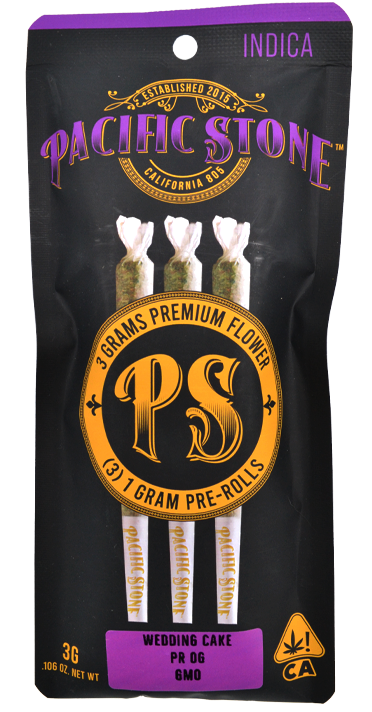 Photograph of product: Pacific Stone | Legend Variety | 3G 3PK Prerolls