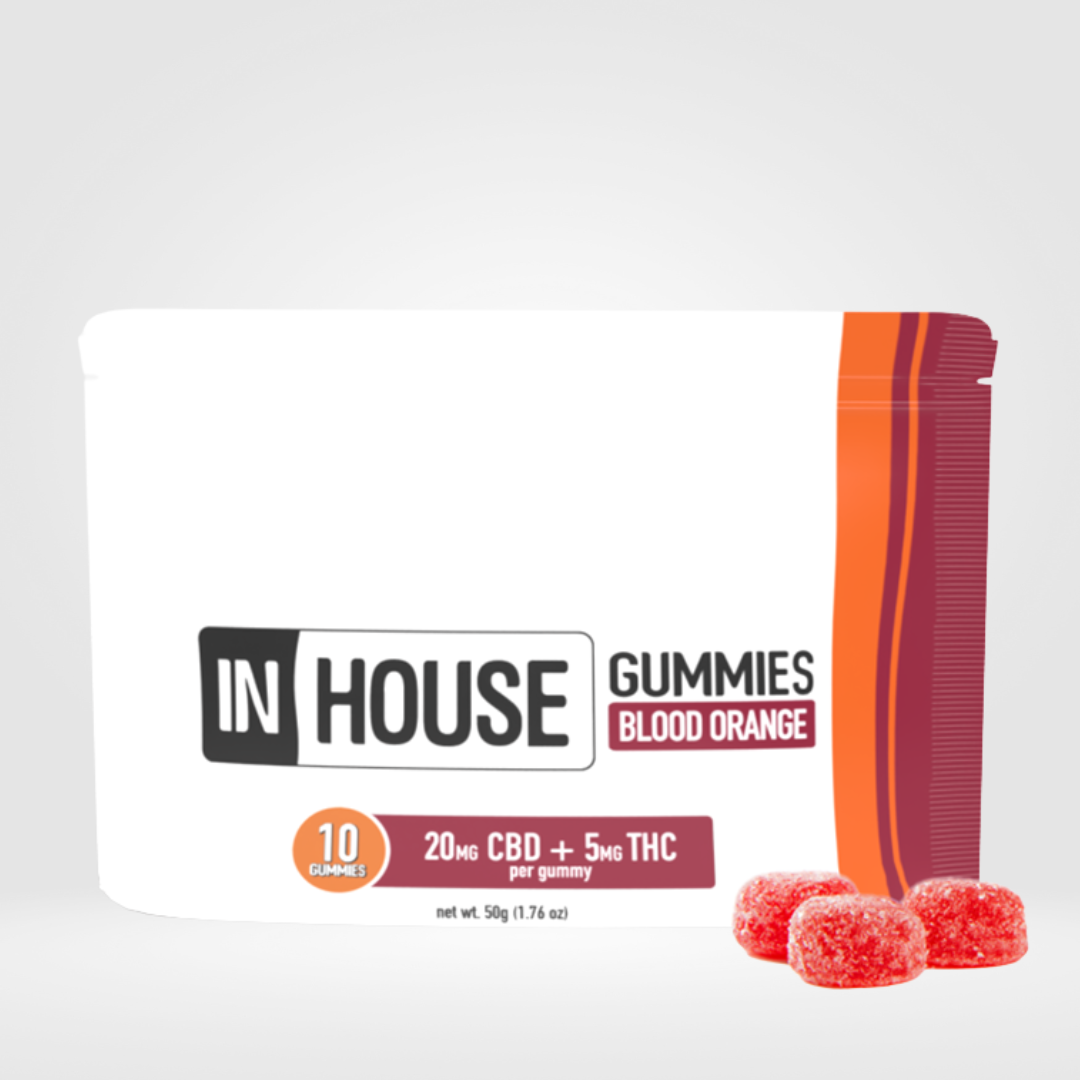 Photograph of product: Blood Orange 5:1 CBD:TH-oui Gummies ( H ) 10pk 100mg