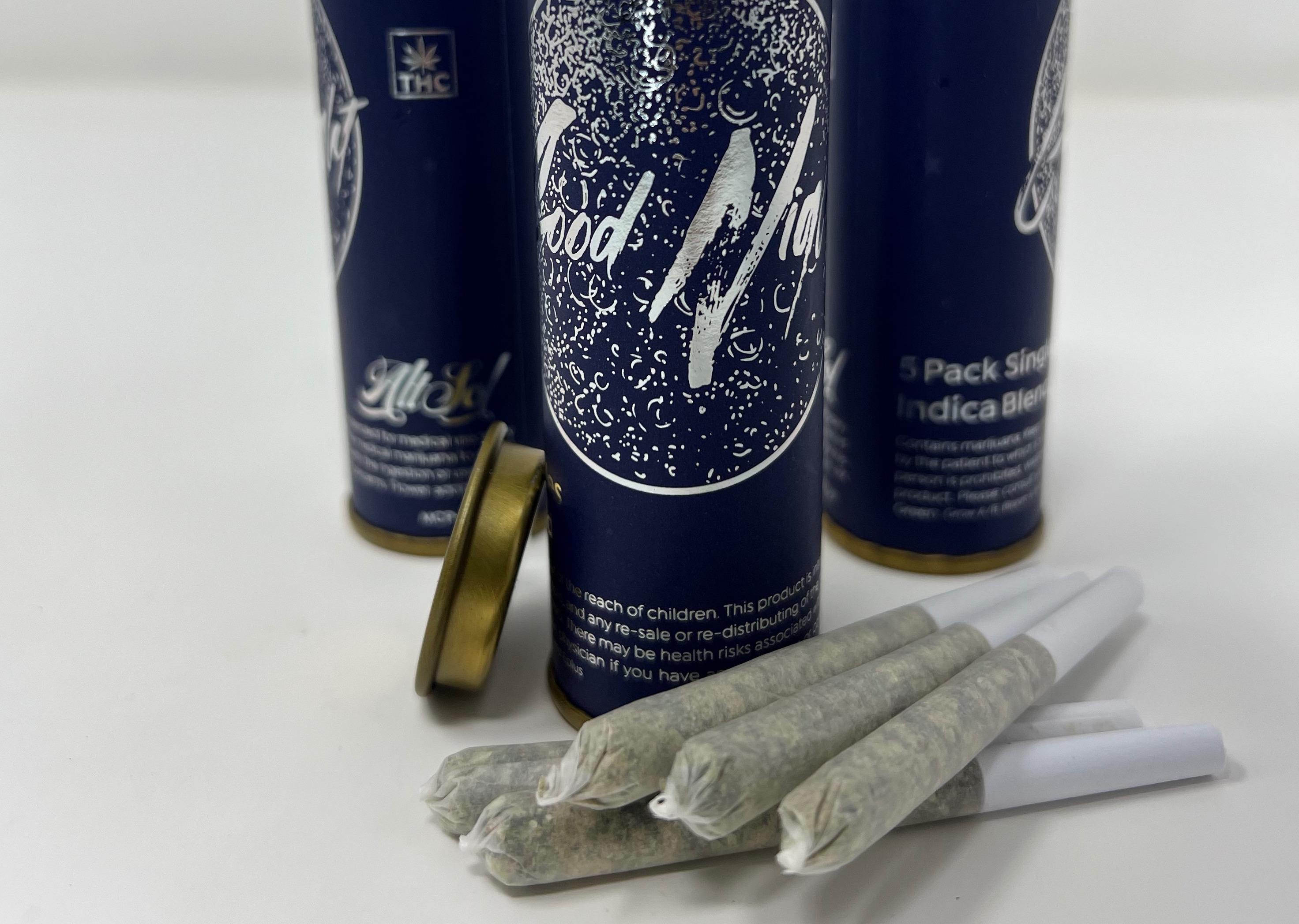Photograph of Product: Good Night PreRoll 5-Pack: Fuel Biscuits