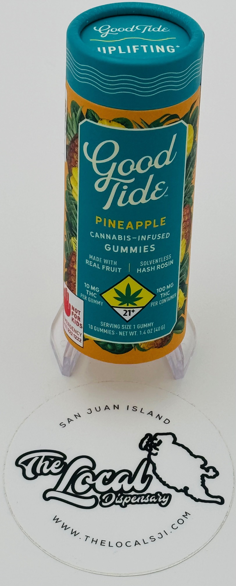Photograph of product: Pineapple Oui'd Rosin Gummies 10pk