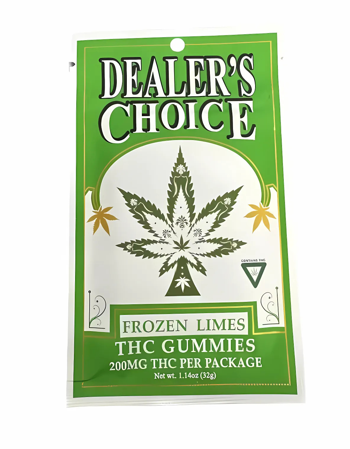 Photograph of product: Dealer's Choice - Frozen Limes - 200mg Edible
