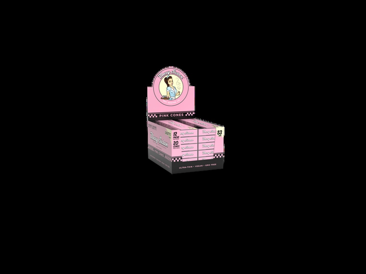 Photograph of product: Blazy Susan  | Cones | Purple Shortys 53mm