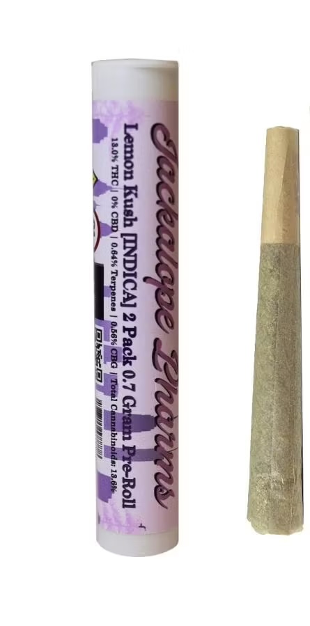 Photograph of product: Jackalope Pharms | Pre-roll | Lemon Kush